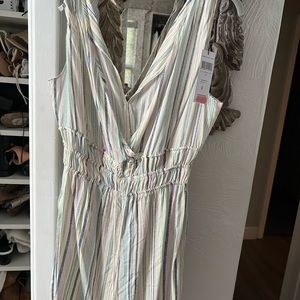 Bcbg generation romper tie waist